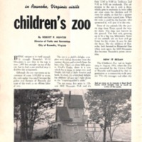 It Seems As If Everyone in Roanoke, Virginia Visits Children&#039;s Zoo